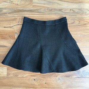 Zara Black Skater Skirt